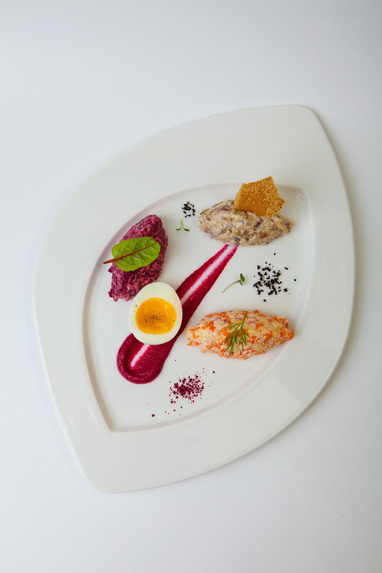 Sample plated tasting menu